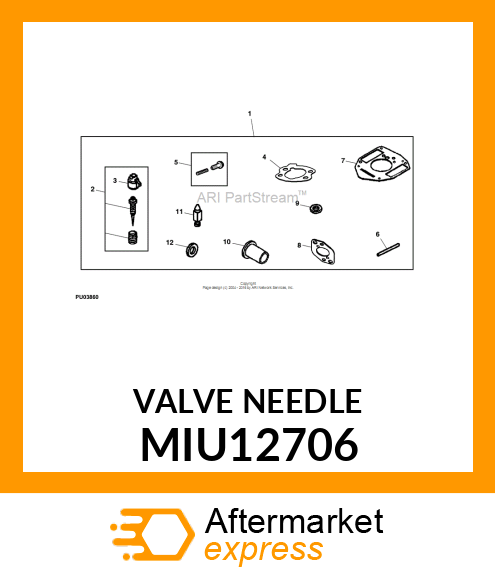 VALVE, NEEDLE MIU12706