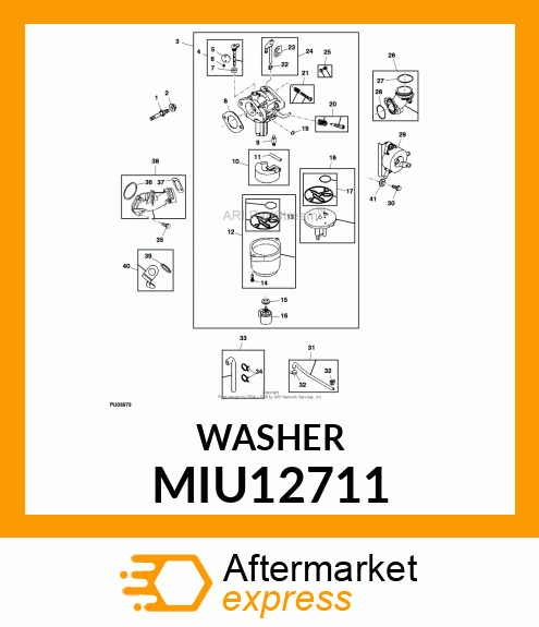 WASHER, WASHER(FUEL PUMP) MIU12711