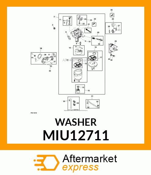 WASHER, WASHER(FUEL PUMP) MIU12711