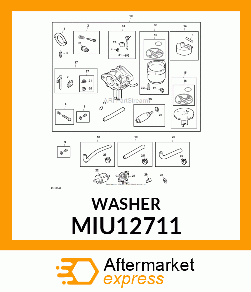 WASHER, WASHER(FUEL PUMP) MIU12711