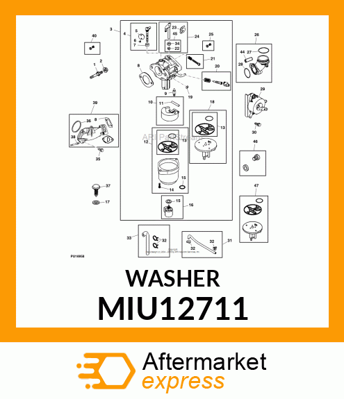 WASHER, WASHER(FUEL PUMP) MIU12711