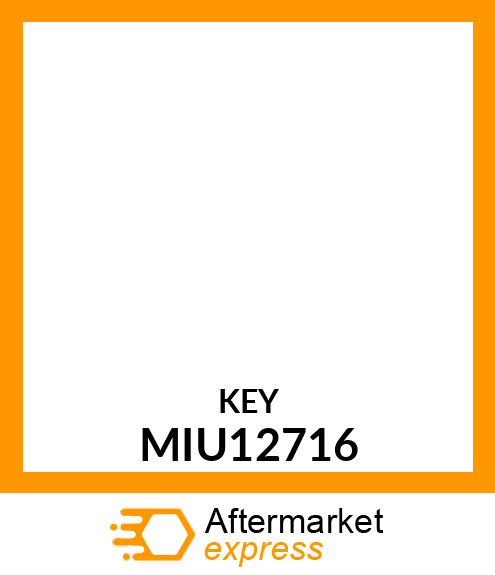 KEY, FLYWHEEL MIU12716