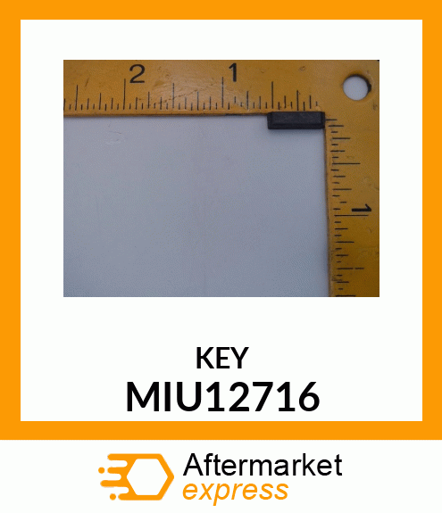 KEY, FLYWHEEL MIU12716