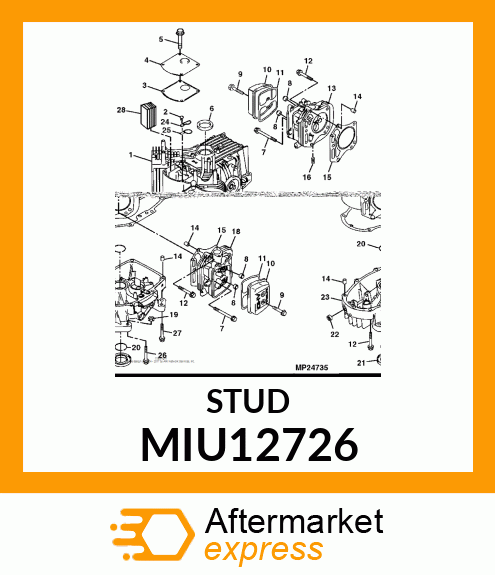 STUD BOLT MIU12726