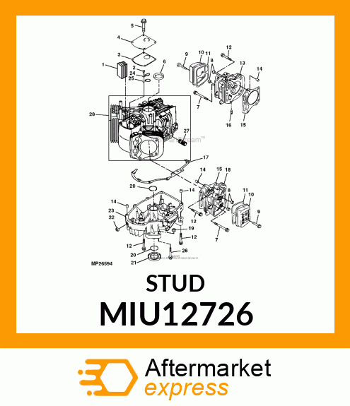 STUD BOLT MIU12726