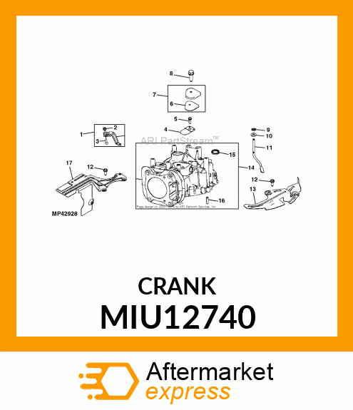 CRANK MIU12740