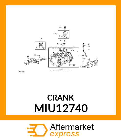 CRANK MIU12740