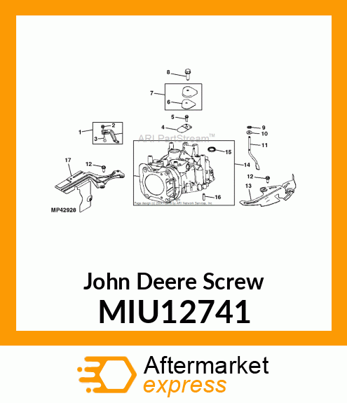 SCREW (BREATHER REED) MIU12741