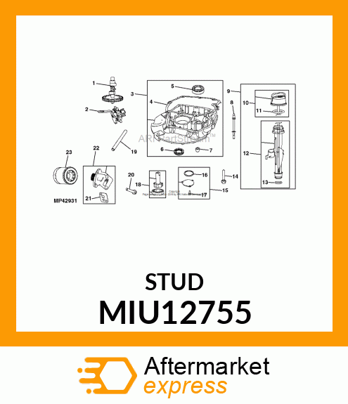 SCREW (FUEL TANK) MIU12755