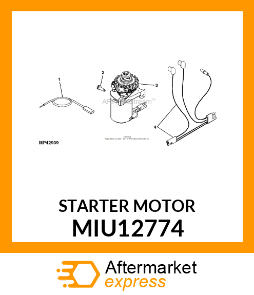 Starter Motor MIU12774