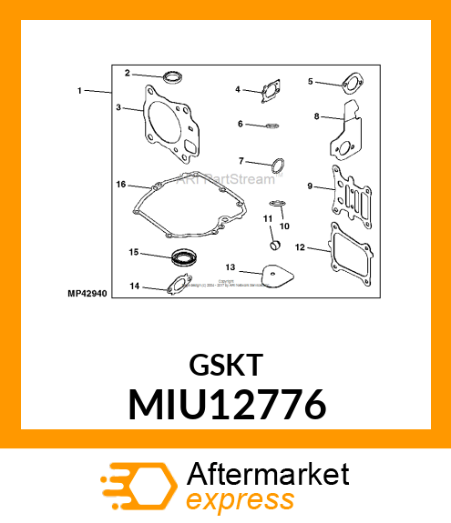 GASKET MIU12776