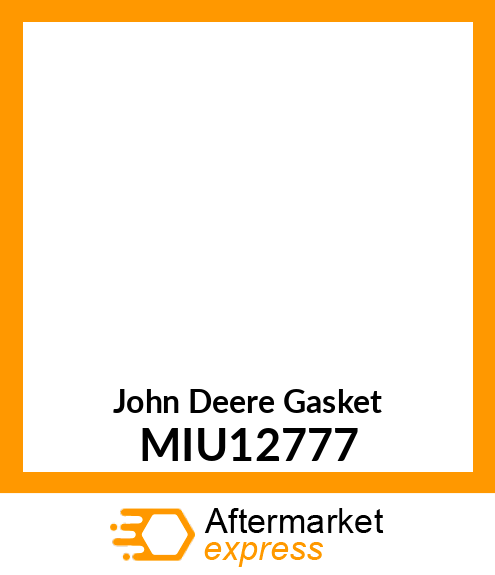 GASKET MIU12777