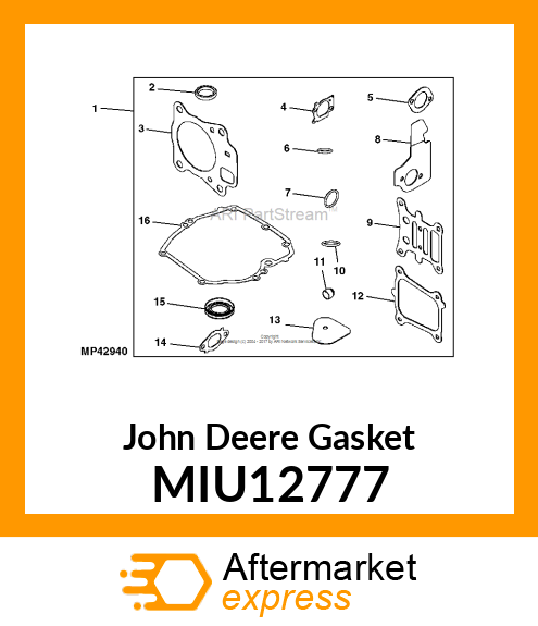 GASKET MIU12777