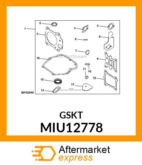 GASKET MIU12778