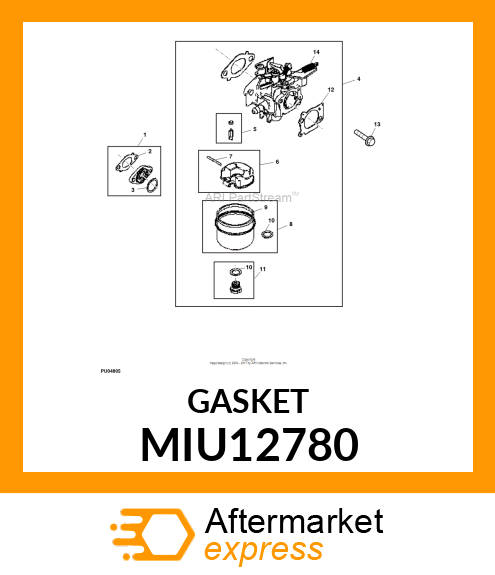 GASKET MIU12780