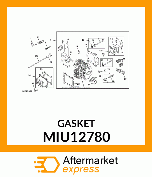 GASKET MIU12780