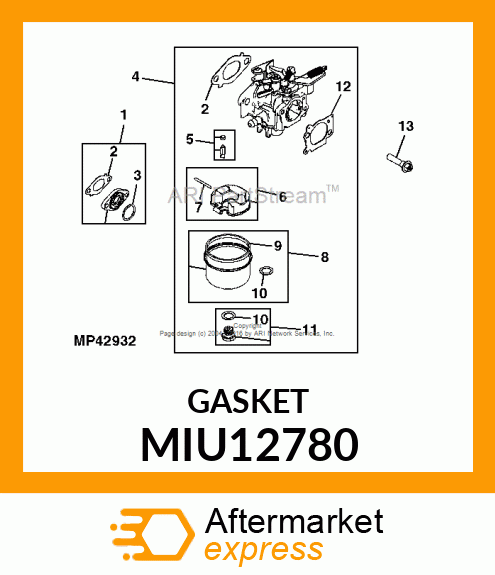 GASKET MIU12780