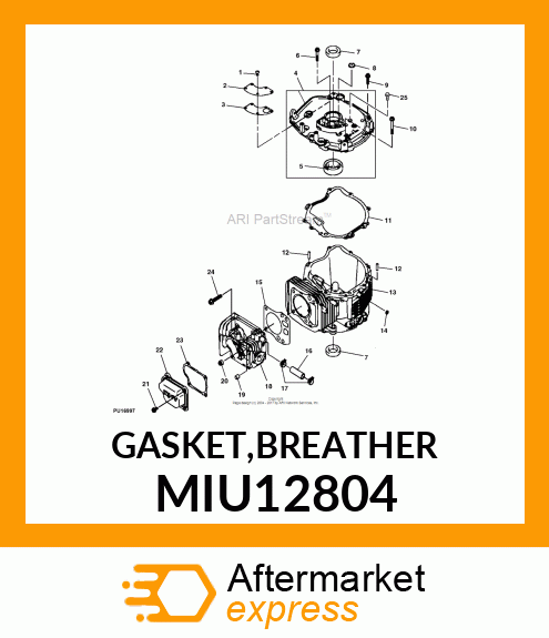 GASKET,BREATHER MIU12804