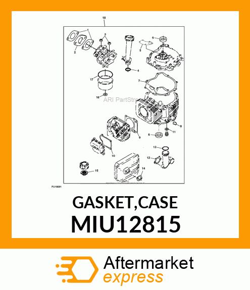 GASKET,CASE MIU12815