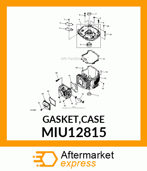 GASKET,CASE MIU12815