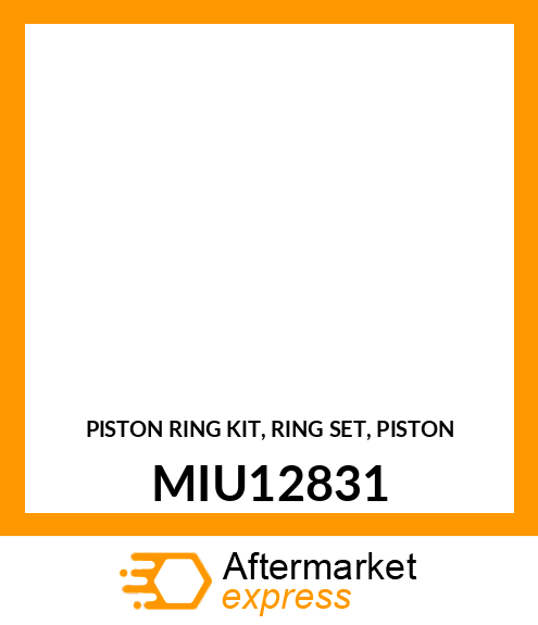 PISTON RING KIT, RING SET, PISTON MIU12831