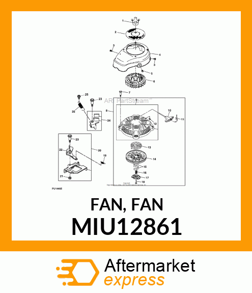 FAN, FAN MIU12861