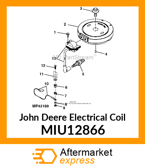 ELECTRICAL COIL, COIL MIU12866