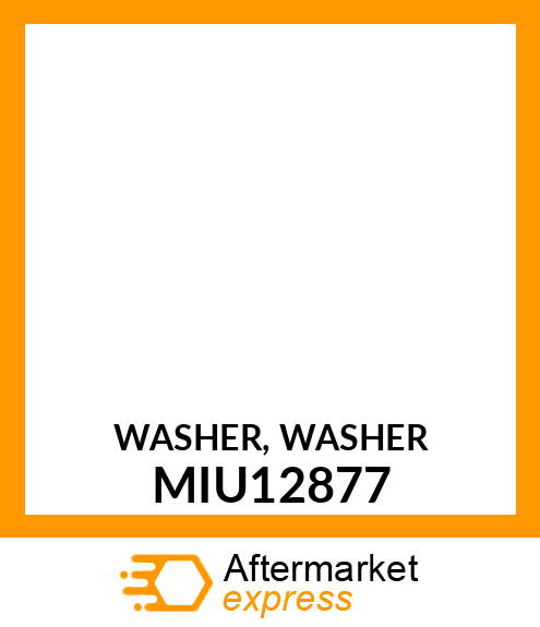 WASHER, WASHER MIU12877