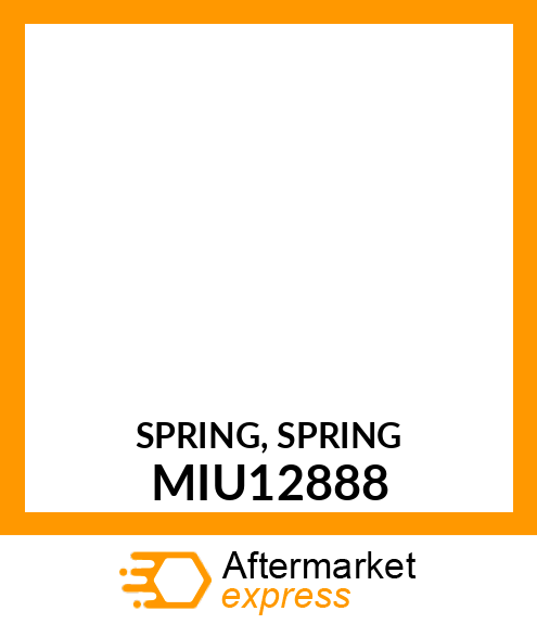 SPRING, SPRING MIU12888