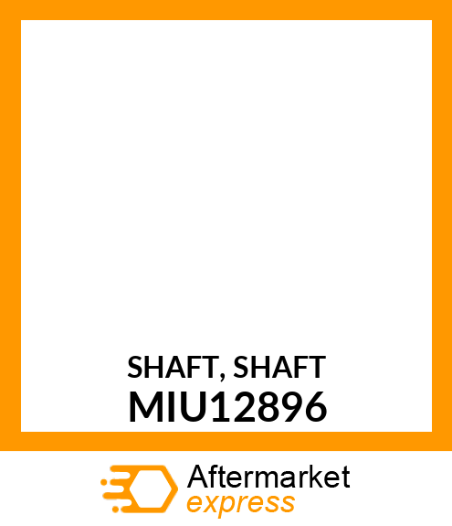 SHAFT, SHAFT MIU12896