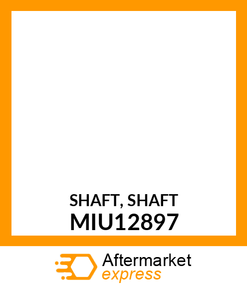 SHAFT, SHAFT MIU12897