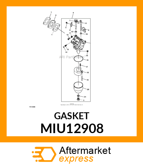 GASKET,INSULATOR MIU12908