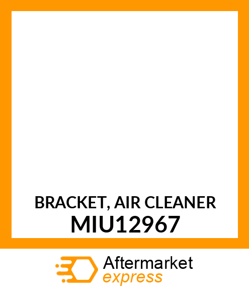 BRACKET, AIR CLEANER MIU12967