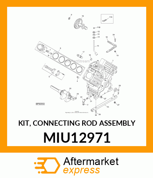 KIT, CONNECTING ROD ASSEMBLY MIU12971