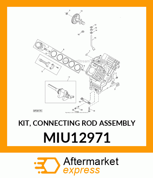 KIT, CONNECTING ROD ASSEMBLY MIU12971