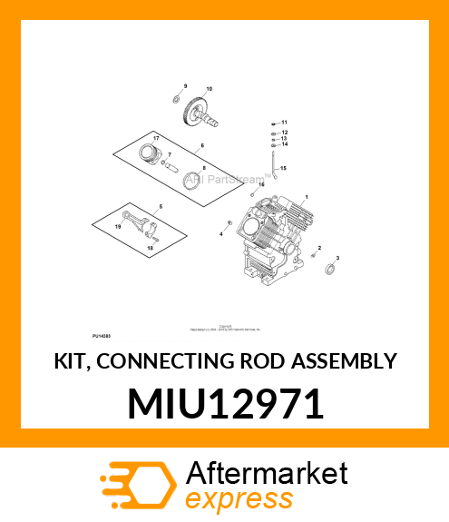 KIT, CONNECTING ROD ASSEMBLY MIU12971