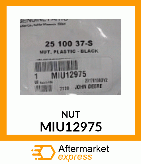 NUT, PLASTIC MIU12975