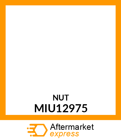 NUT, PLASTIC MIU12975