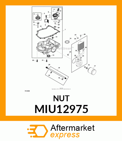 NUT, PLASTIC MIU12975