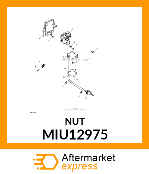 NUT, PLASTIC MIU12975