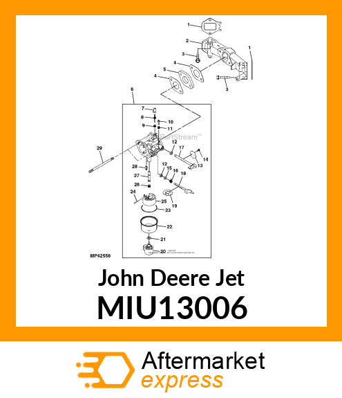 MAIN JET #98 MIU13006