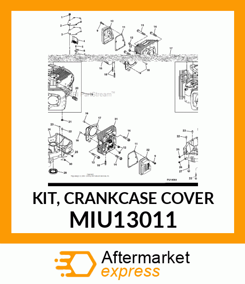 KIT, CRANKCASE COVER MIU13011