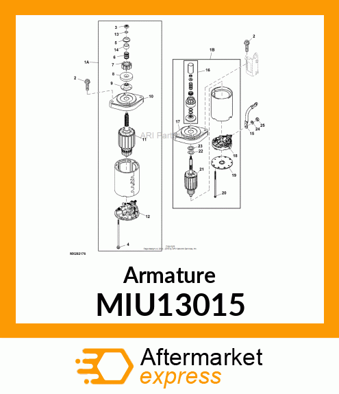 Armature MIU13015