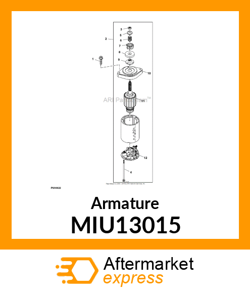 Armature MIU13015