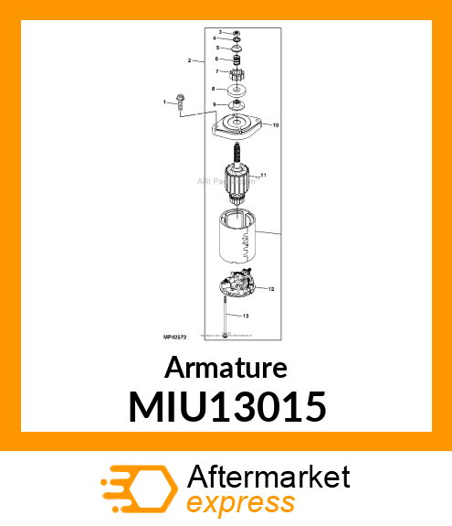 Armature MIU13015