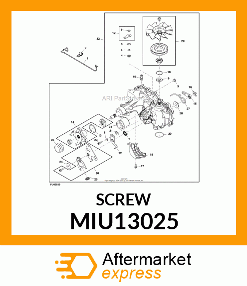 SCREW MIU13025