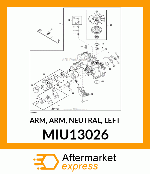 ARM, ARM, NEUTRAL, LEFT MIU13026