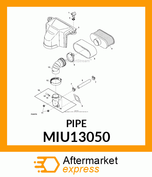 PIPE MIU13050