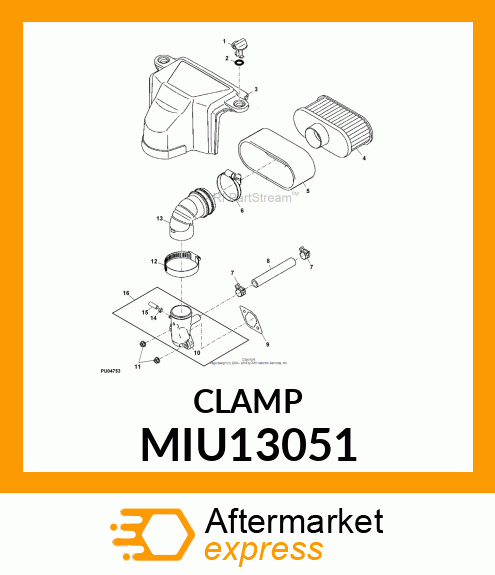 CLAMP MIU13051