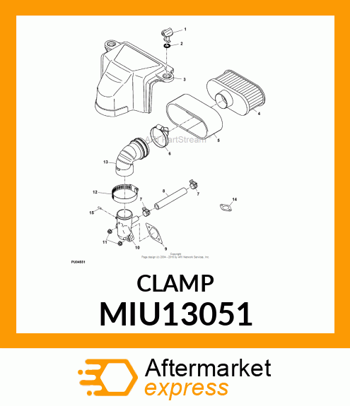 CLAMP MIU13051